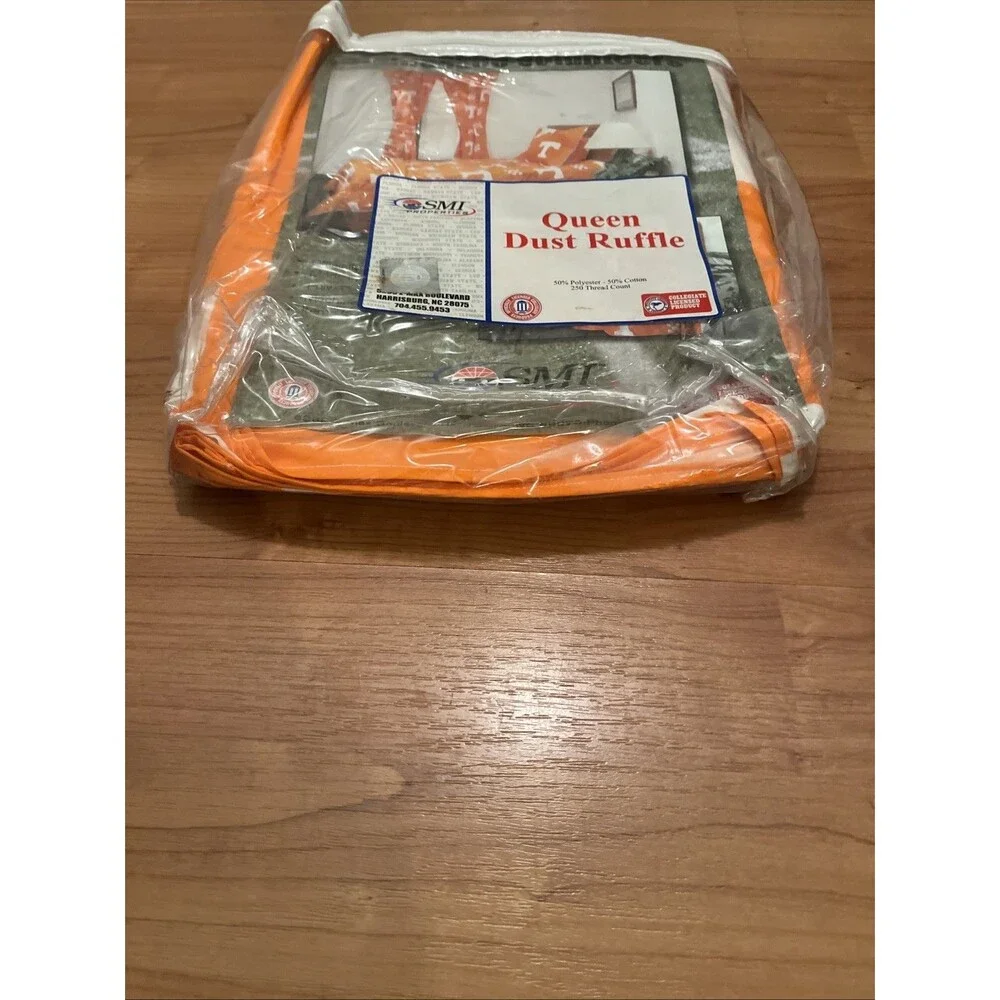 Tennessee Volunteers Pillow Sham Pillowcase Queen Orange White